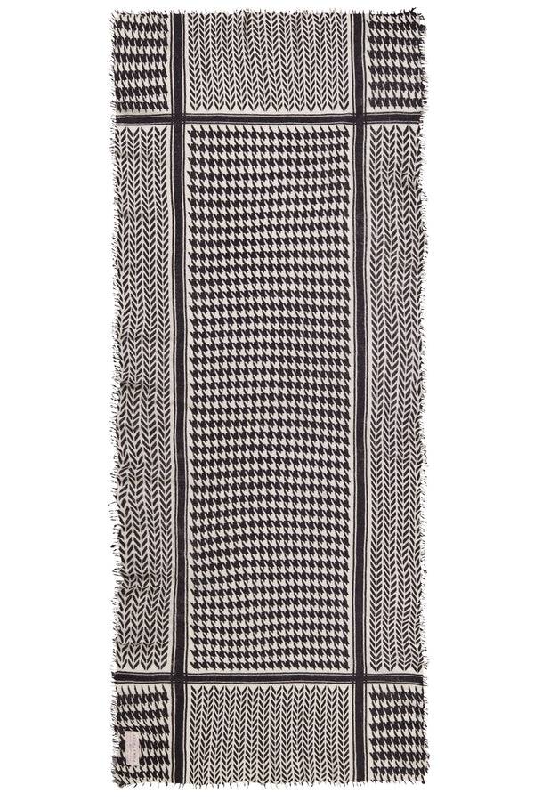 Pur Schoen Schal milano black-natural Letzter Tag