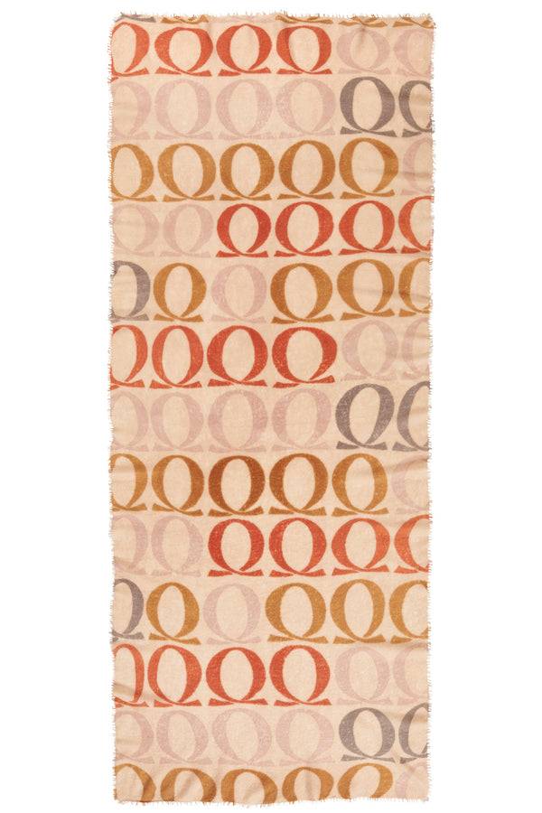 Pur Schoen Schal logo-love bigO sand Begrenzt auf 3 Tage