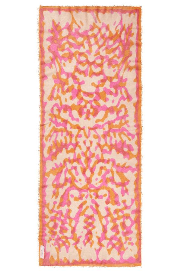 Pur Schoen Schal kalahari orange-puder pink 2025