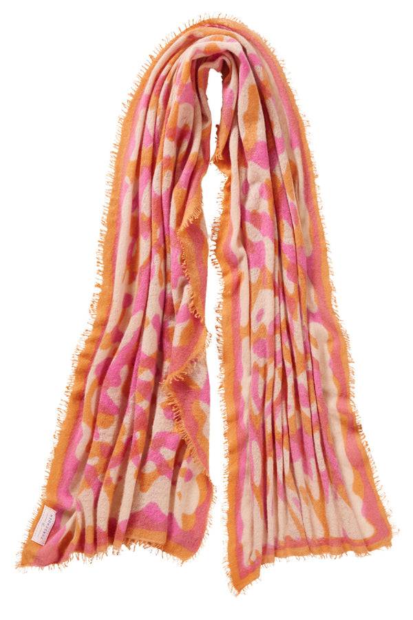Pur Schoen Schal kalahari orange-puder pink 2025