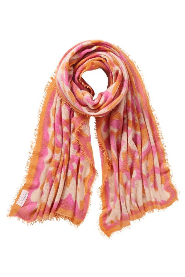 Pur Schoen Schal kalahari orange-puder pink 2025