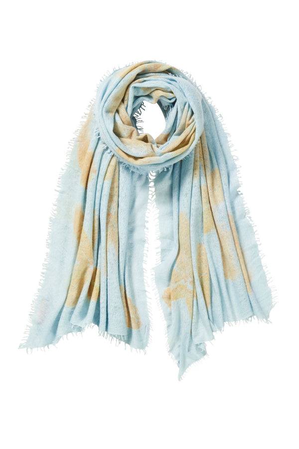 Pur Schoen Schal garden of nepal bleu Fabrik Onlineshop