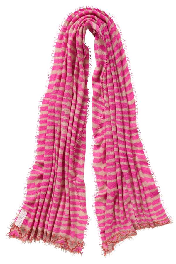 Pur Schoen Schal habbat pink-camel Sonderangebot
