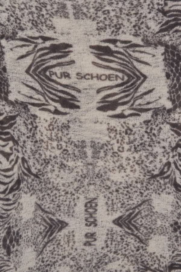 Pur Schoen Schal crazy animal stone grey-stone II Versandkostenfrei