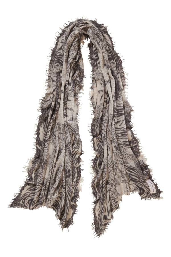 Pur Schoen Schal crazy animal stone grey-stone II Versandkostenfrei