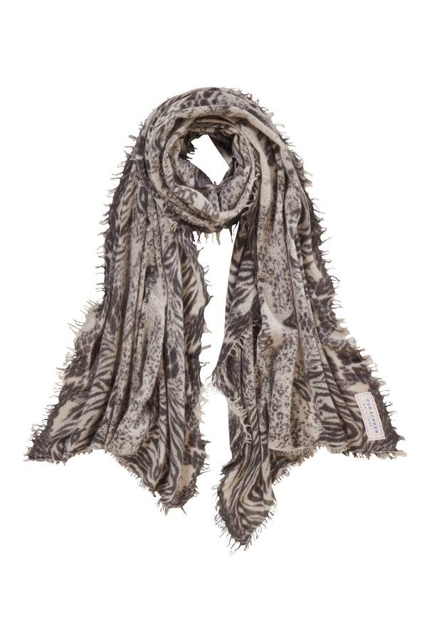 Pur Schoen Schal crazy animal stone grey-stone II Versandkostenfrei
