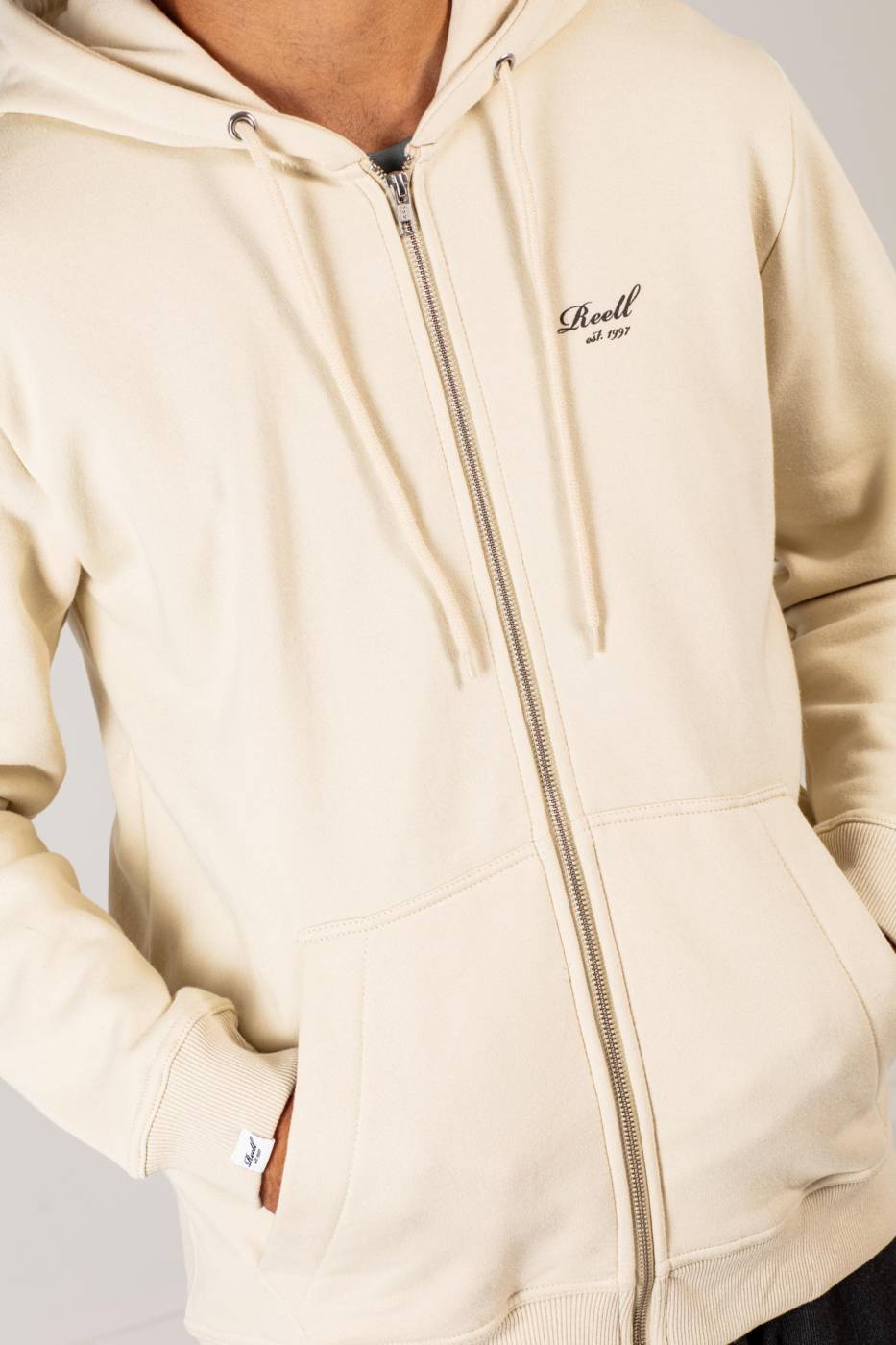Reell Staple Logo Zip Hoodie Sonderangebote