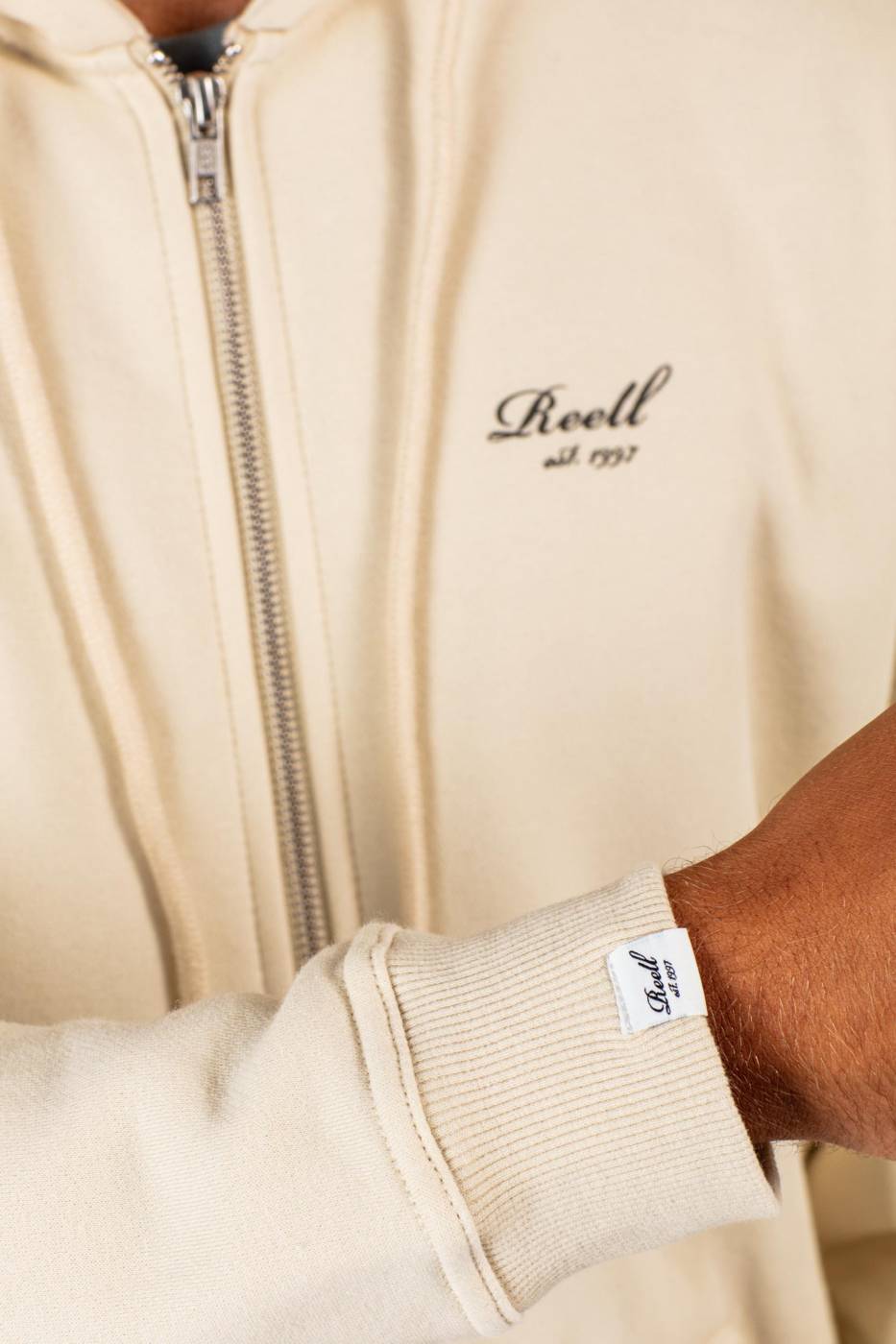 Reell Staple Logo Zip Hoodie Sonderangebote
