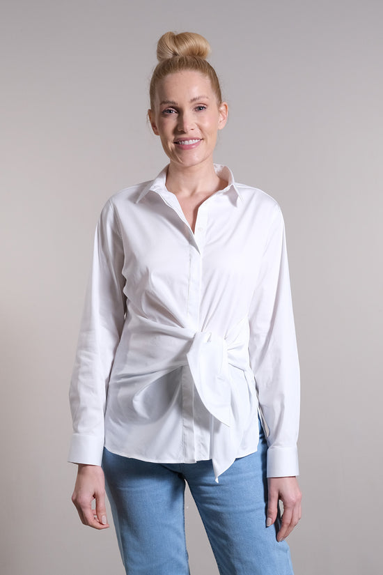 Soluzione Wickelbluse mit verdeckter KL Riesige Rabatte
