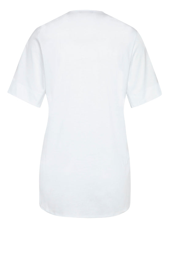 Soluzione Jersey T-Shirt mit V-Ausschnitt Romi Saisonale Angebote