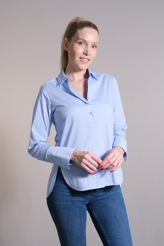 Soluzione Bluse mit Seitenschlitzen Felia Begrenzte Freigabe
