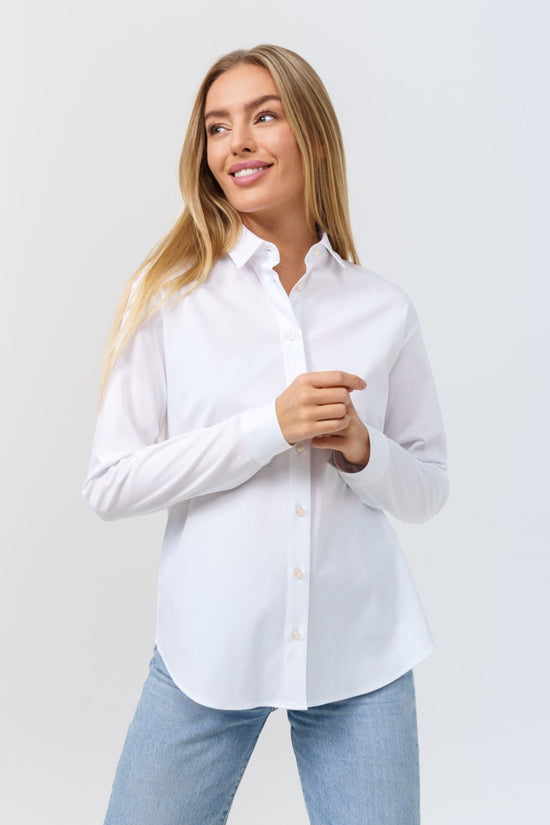 Soluzione Lockere Jerseybluse Lina Vierteljährliche Förderung