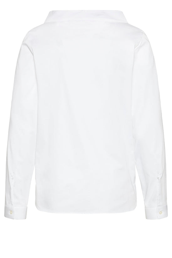 Soluzione Bluse "Malina" mit weitem Stehkragen & Langarm 2025