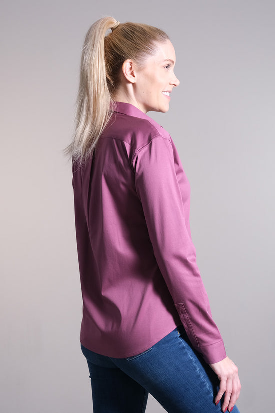 Soluzione Lockere Jerseybluse Lina Neueste Mode