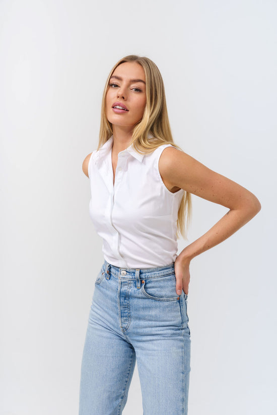 Soluzione Ärmellose Bluse Carlotta Neuheiten