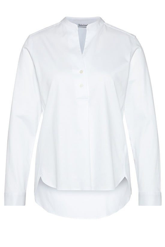 Soluzione Bluse mit Stehkragen Teresa Sonderangebote