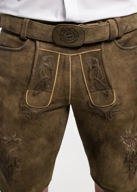 Spieth&Wensky Lederhose "FCB - Enor"Artikelnummer SW-430470-1487-6612 Sonderangebot der Fabrik