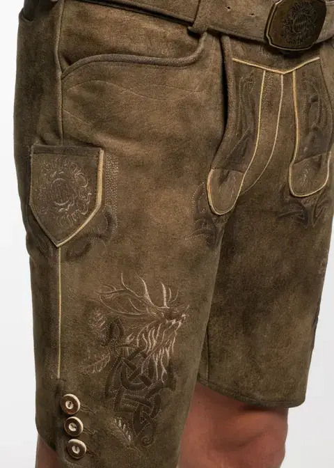 Spieth&Wensky Lederhose "FCB - Enor"Artikelnummer SW-430470-1487-6612 Sonderangebot der Fabrik