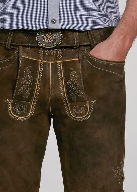 Spieth&Wensky Lederhose "Veit" 45cmArtikelnummer SW-261302-0648-4586 Kostenloser Versand international