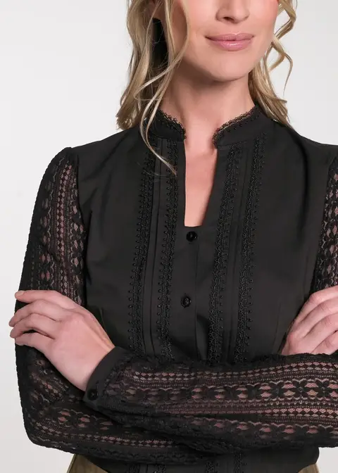 Spieth&Wensky Trachtenbluse "Trudl"Artikelnummer SW-380172-0759-2001 Black Friday