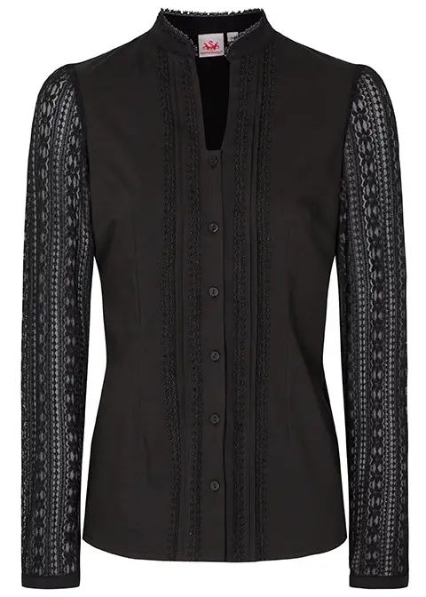 Spieth&Wensky Trachtenbluse "Trudl"Artikelnummer SW-380172-0759-2001 Black Friday