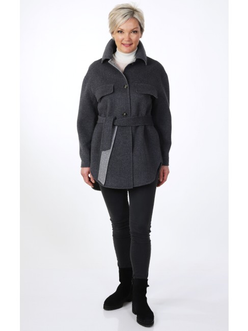 Steinbock Oversize Kurzmantel von Creation Bauer Black Friday Preise