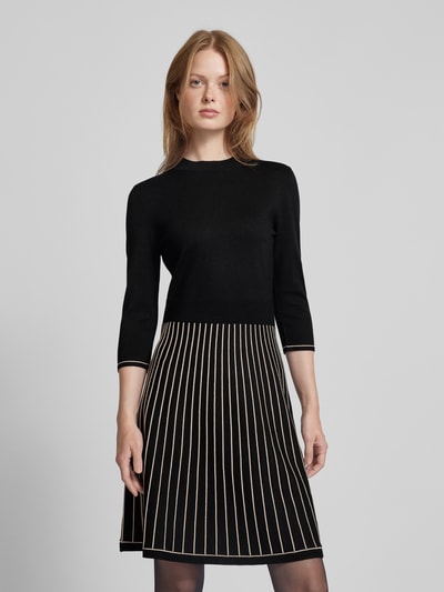 Peek & Cloppenburg Christian Berg Woman SelectionKnielanges Kleid mit Rundhalsausschnitt in black Nur noch ein Tag übrig