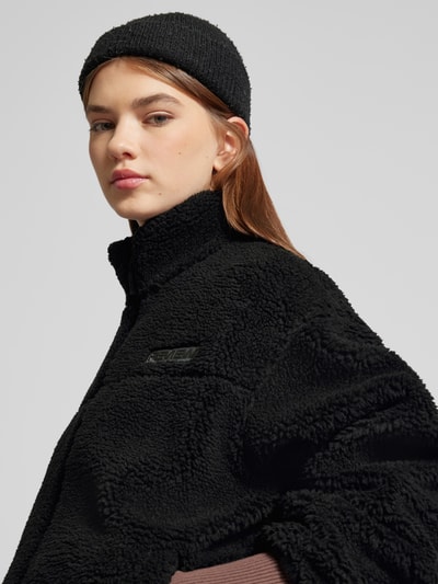Peek & Cloppenburg ReviewSherpa Jacket mit Label-Patch in black Fabrikladen