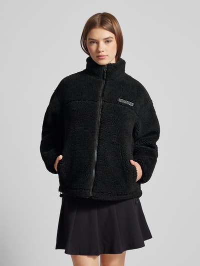 Peek & Cloppenburg ReviewSherpa Jacket mit Label-Patch in black Fabrikladen