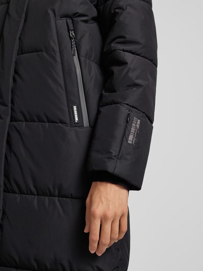 Peek & Cloppenburg khujoSteppmantel mit Label-Detail Modell 'SOULANI' in black Günstiger Verkauf