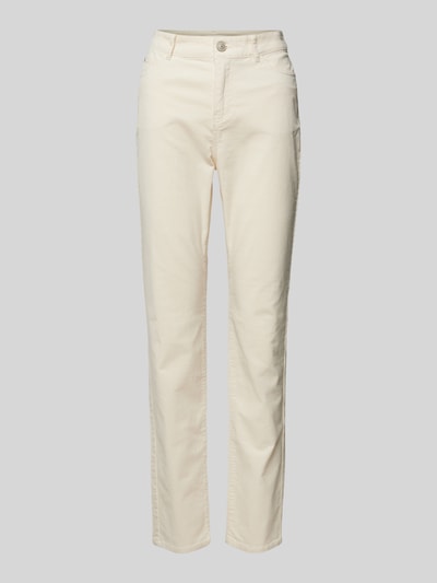 Peek & Cloppenburg Christian Berg WomanRegular Fit Cordhose im 5-Pocket-Design in ecru Fabrik Onlineshop