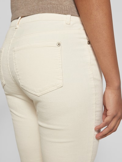 Peek & Cloppenburg Christian Berg WomanRegular Fit Cordhose im 5-Pocket-Design in ecru Fabrik Onlineshop