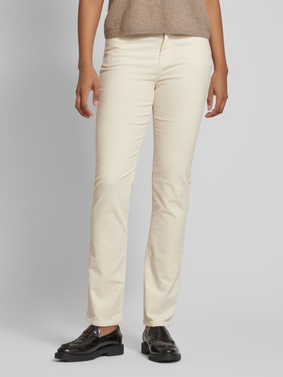 Peek & Cloppenburg Christian Berg WomanRegular Fit Cordhose im 5-Pocket-Design in ecru Fabrik Onlineshop