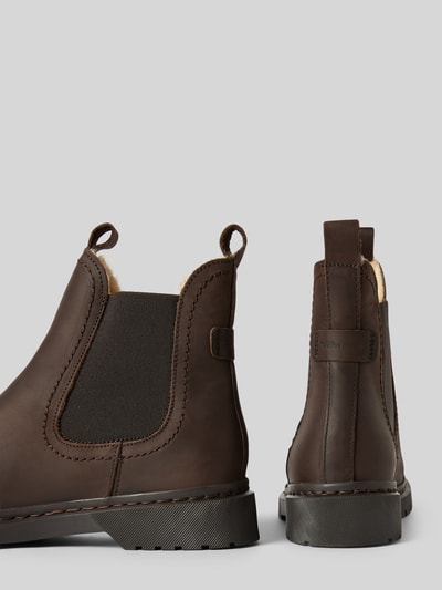 Peek & Cloppenburg TamarisStiefeletten aus Leder mit elastischen Einsätzen in dunkelbraun Muttertagsangebot