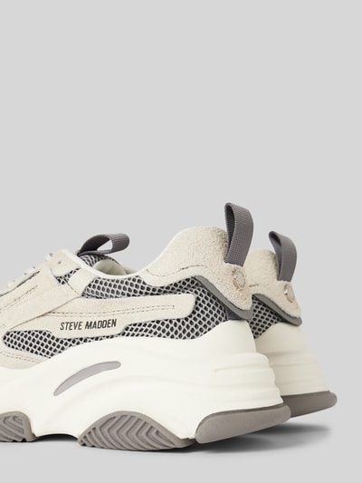 Peek & Cloppenburg Steve MaddenChunky Sneaker mit Zugschlaufe Modell 'POSSESSION' in mittelgrau Vatertagsangebot