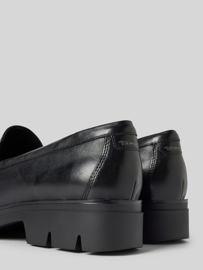Peek & Cloppenburg TamarisLederloafer mit Schaftbrücke in black Tägliche Deals