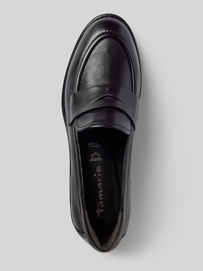 Peek & Cloppenburg TamarisLederloafer mit Schaftbrücke in black Tägliche Deals