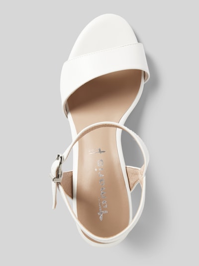 Peek & Cloppenburg TamarisSandalette mit breiter Schaftbrücke in weiss Letzte 3 Tage
