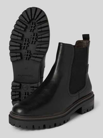 Peek & Cloppenburg TamarisChelsea Boots mit Zugschlaufe in black Letzter Tag
