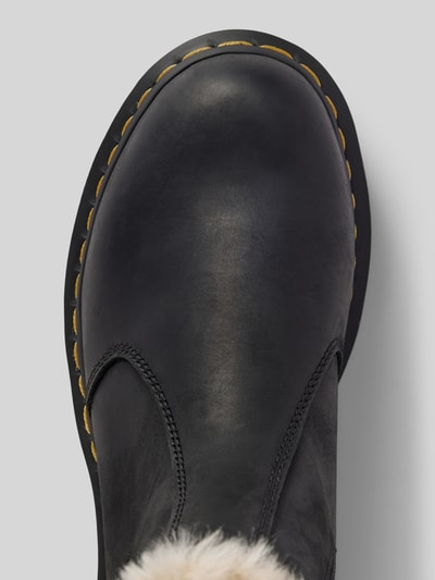 Peek & Cloppenburg Dr. MartensChelsea Boots aus Leder mit Innenfutter Modell 'Leonore' in black Vierteljährliche Förderung