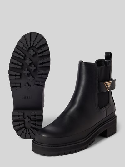 Peek & Cloppenburg GuessChelsea Boots mit Logo-Applikation Modell 'BENSLY' in black Bis zu 55% Rabatt