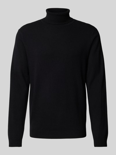 Peek & Cloppenburg MCNEALStrickpullover mit Rollkragen in black Clearance-Verkauf