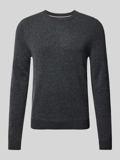 Peek & Cloppenburg MCNEALStrickpullover mit Rundhalsausschnitt in dunkelgrau melange Speichern exportieren