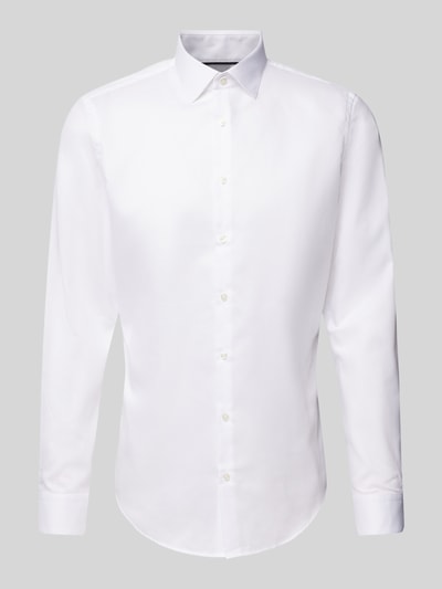 Peek & Cloppenburg Jake*sSlim Fit Business-Hemd mit Kentkragen in weiss Im Verkauf
