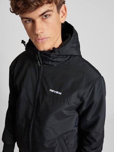 Peek & Cloppenburg REVIEWBlouson mit Eingrifftaschen Modell 'BASIC' in black 50% Rabatt für begrenzte Zeit
