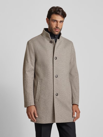 Peek & Cloppenburg MCNEALMantel mit Stehkragen in hellbraun Outlet