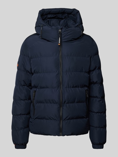 Peek & Cloppenburg SuperdrySteppjacke mit Reißverschlusstaschen in marine Blitzverkäufe