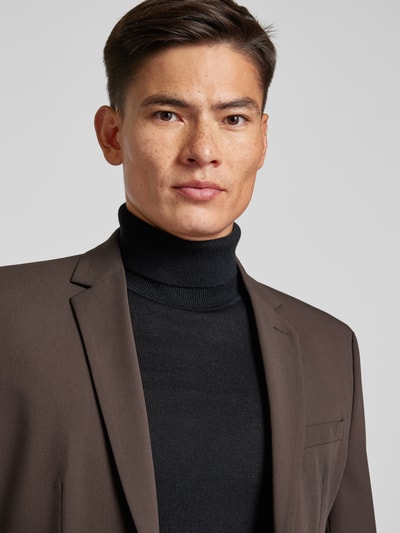 Peek & Cloppenburg Christian Berg MenStrickpullover mit Rollkragen in black Rabatt