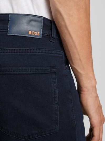 Peek & Cloppenburg BOSS OrangeRegular Fit Jeans mit Label-Applikation Modell 'Re.Maine' in ocean Günstig kaufen
