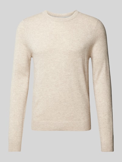 Peek & Cloppenburg MCNEALStrickpullover mit Rundhalsausschnitt in kitt melange Versandkostenfrei